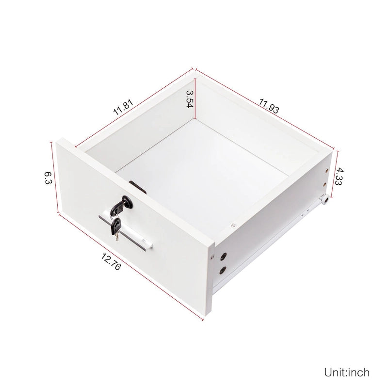Meuble de rangement verrouillable pour salon de beauté, support pour sèche-cheveux, tiroir pour équipement de styliste