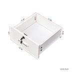 Meuble de rangement verrouillable pour salon de beauté, support pour sèche-cheveux, tiroir pour équipement de styliste