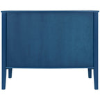Adjustable Shelf Storage Sideboard with 3 Retro Metal Handles and 4 Pinewood Legs
