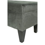 MJL Furniture Brooke 10 banc de rangement long capitonné ENNIS avec ottoman