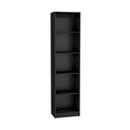 67" Wide 5-Shelf Bookcase Set of 3 – Modern Matt Gray & White, 71H x 11.7D