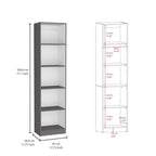 Ensemble de 3 bibliothèques à 4 étagères de 152 cm de large – Bois stratifié, 180 cm H x 30 cm P, Options multicolores