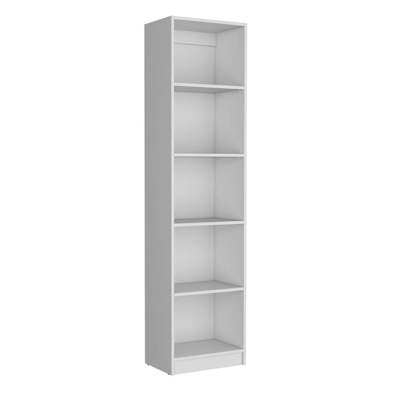 Ensemble de 3 bibliothèques à 4 étagères de 152 cm de large – Bois stratifié, 180 cm H x 30 cm P, Options multicolores