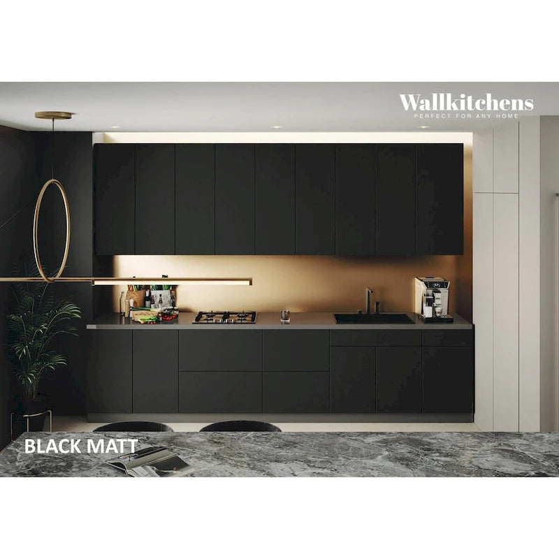 WEP1230-BLK Panneau d'extrémité mural - 12x30
