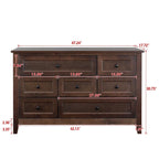 Buffet en bois massif avec tiroirs peints par pulvérisation, meuble de rangement de vaisselle/buffet/console/casier de rangement