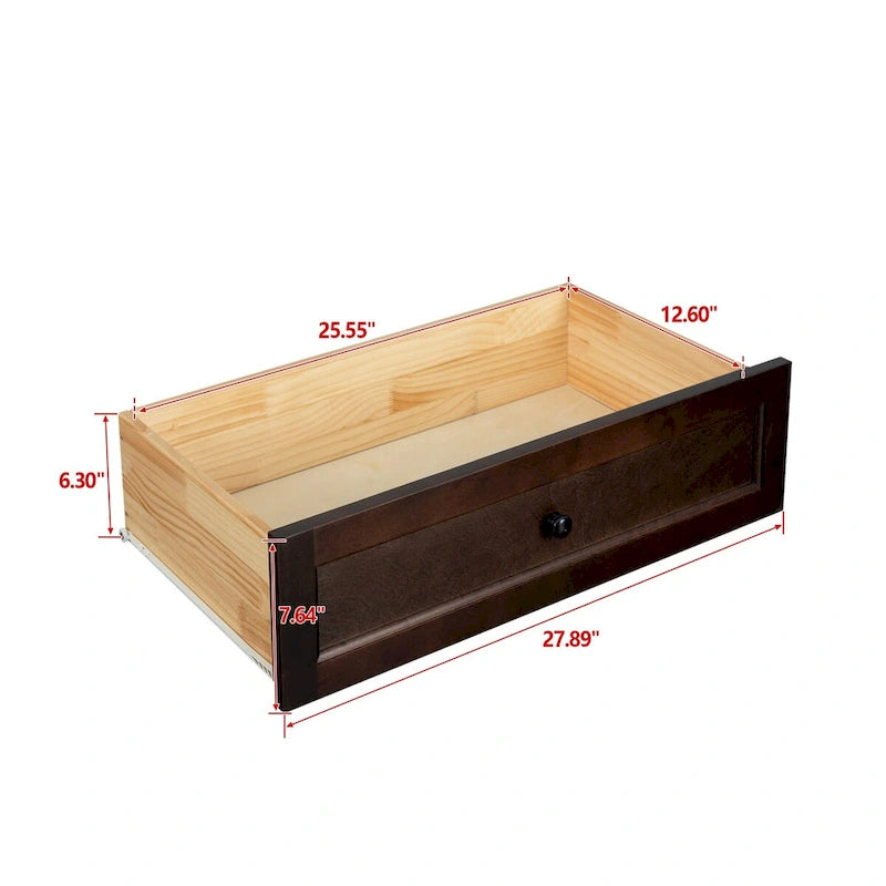 Buffet en bois massif avec tiroirs peints par pulvérisation, meuble de rangement de vaisselle/buffet/console/casier de rangement