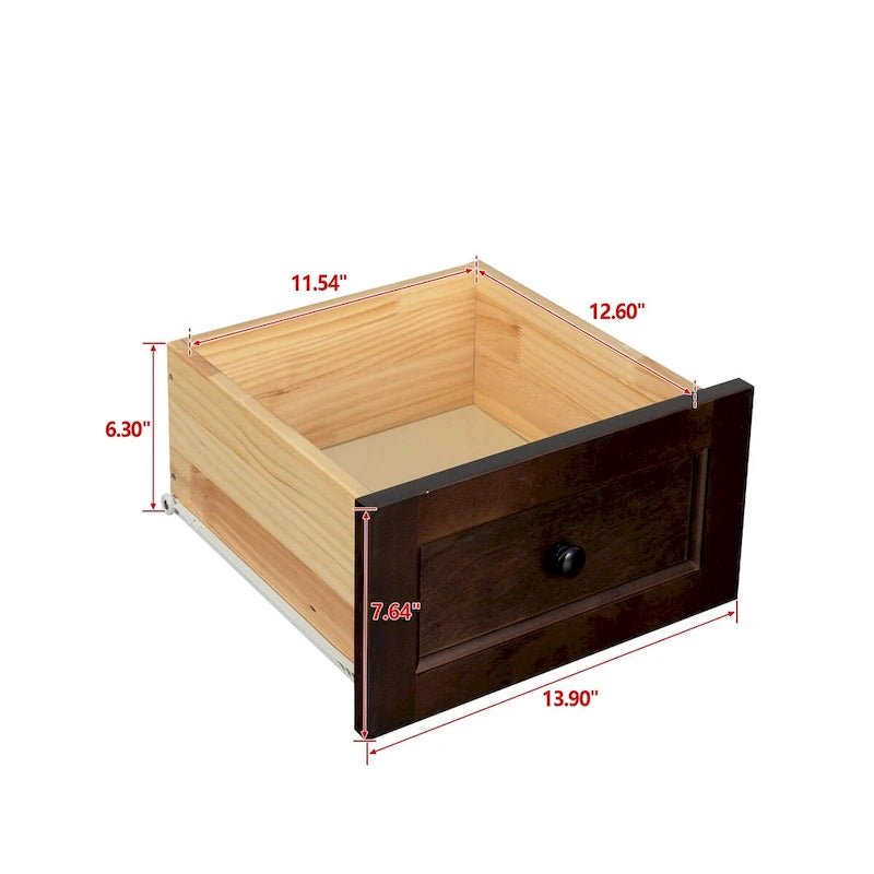 Buffet en bois massif avec tiroirs peints par pulvérisation, meuble de rangement de vaisselle/buffet/console/casier de rangement
