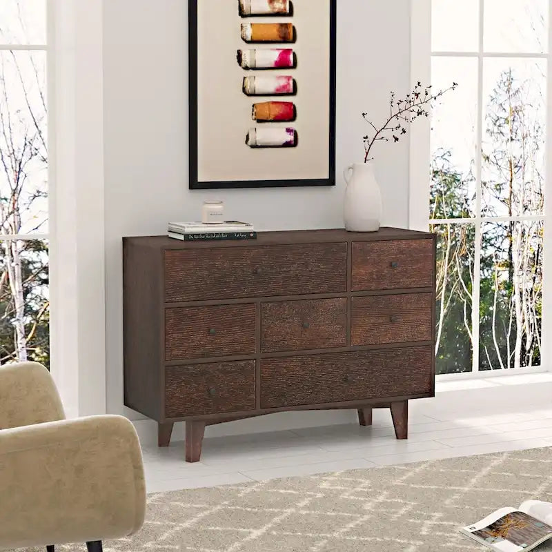 Buffet en bois massif avec tiroirs peints par pulvérisation, meuble de rangement de vaisselle/buffet/console/casier de rangement