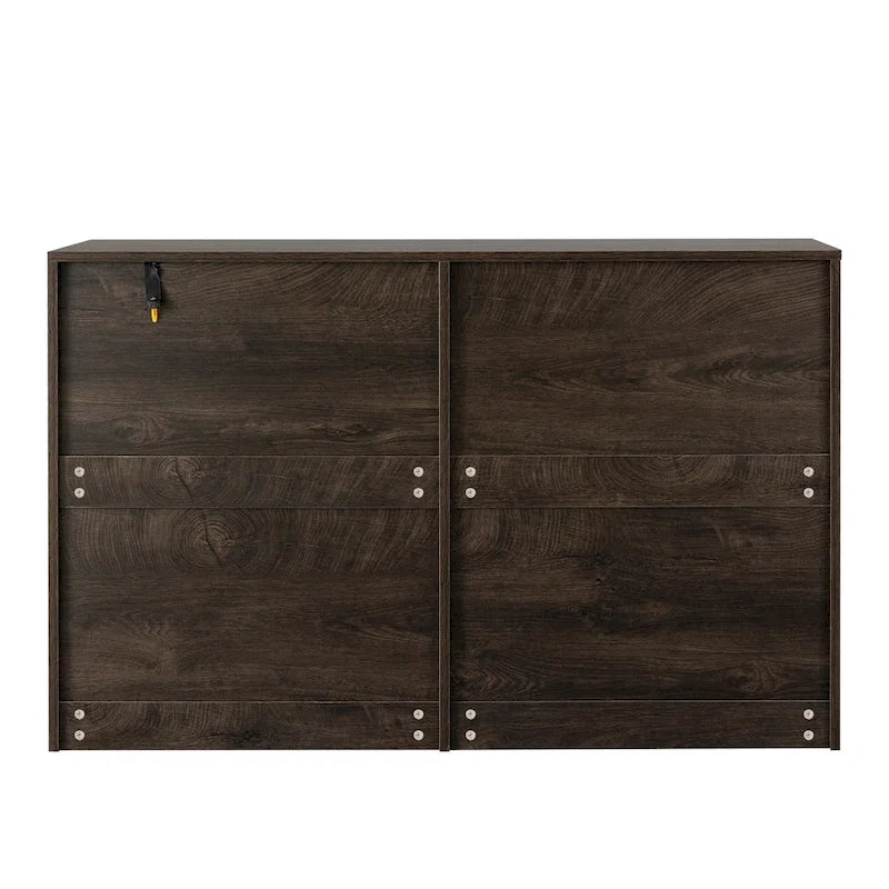 Bahut de bar à 6 tiroirs – Surface résistante aux rayures, 120 cm (L) x 77 cm (H), capacité de 50 kg