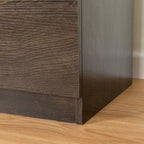 Bahut de bar à 6 tiroirs – Surface résistante aux rayures, 120 cm (L) x 77 cm (H), capacité de 50 kg