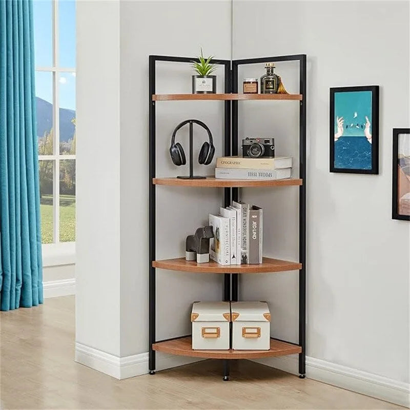 Étagère d'angle à 4 niveaux – 25,1P x 16,9L x 51H