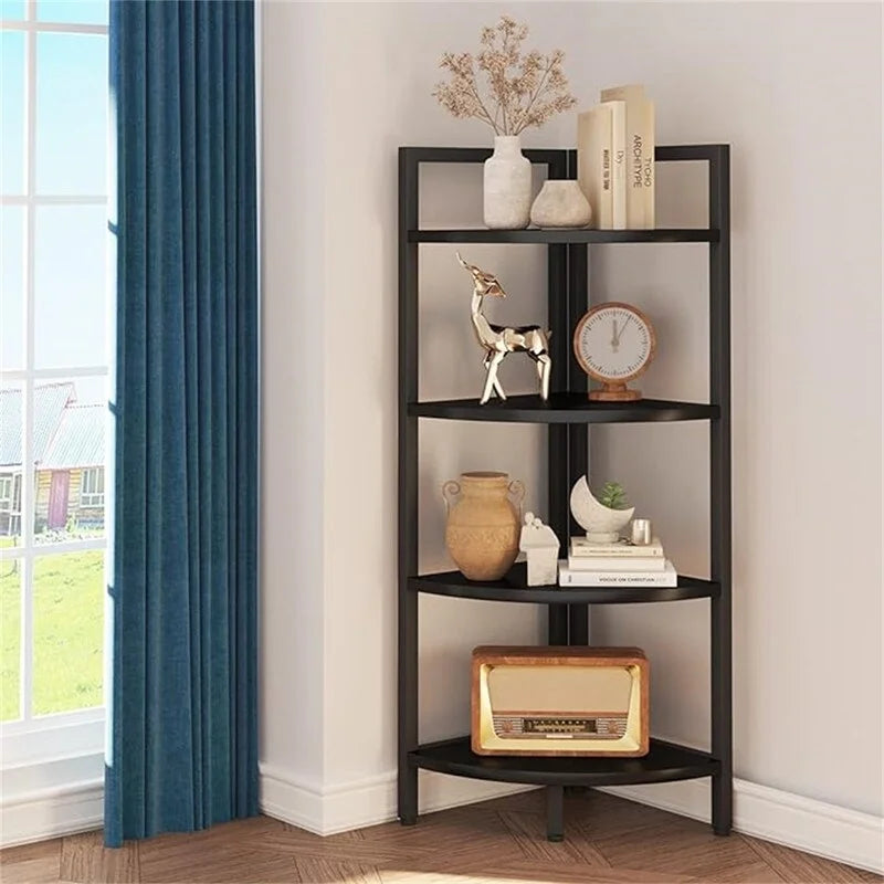 Étagère d'angle à 4 niveaux – 25,1P x 16,9L x 51H