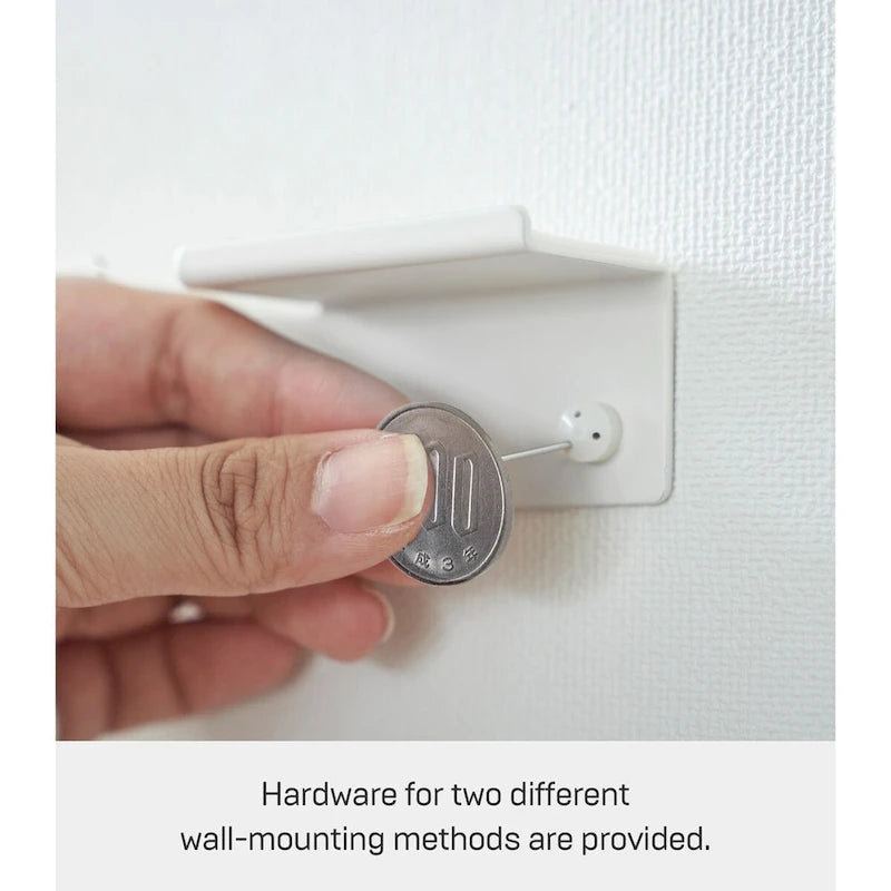 Support mural pour téléphone Yamazaki Home, acier, supporte 1 kg - L 3,2 x l 14 x H 3,3 cm