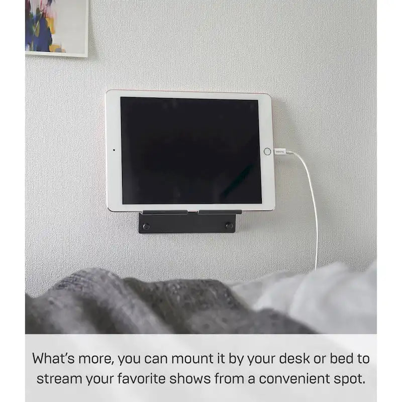 Support mural pour téléphone Yamazaki Home, acier, supporte 1 kg - L 3,2 x l 14 x H 3,3 cm