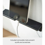 Support mural pour téléphone Yamazaki Home, acier, supporte 1 kg - L 3,2 x l 14 x H 3,3 cm