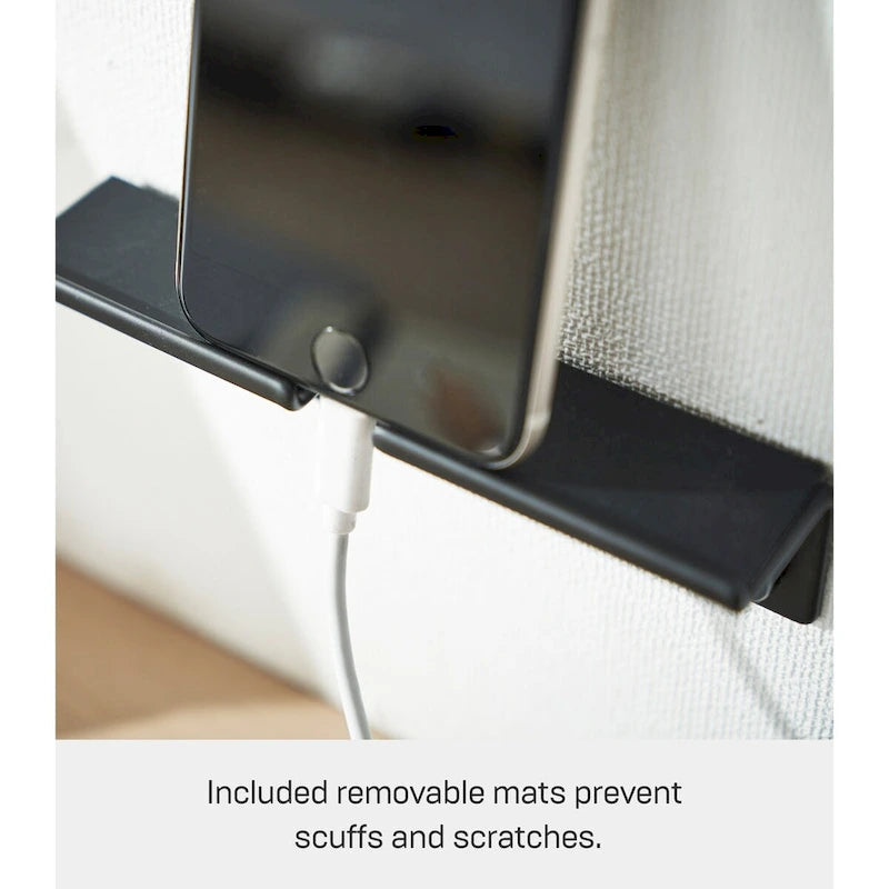 Support mural pour téléphone Yamazaki Home, acier, supporte 1 kg - L 3,2 x l 14 x H 3,3 cm