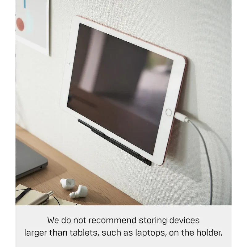 Support mural pour téléphone Yamazaki Home, acier, supporte 1 kg - L 3,2 x l 14 x H 3,3 cm