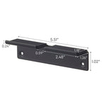 Support mural pour téléphone Yamazaki Home, acier, supporte 1 kg - L 3,2 x l 14 x H 3,3 cm