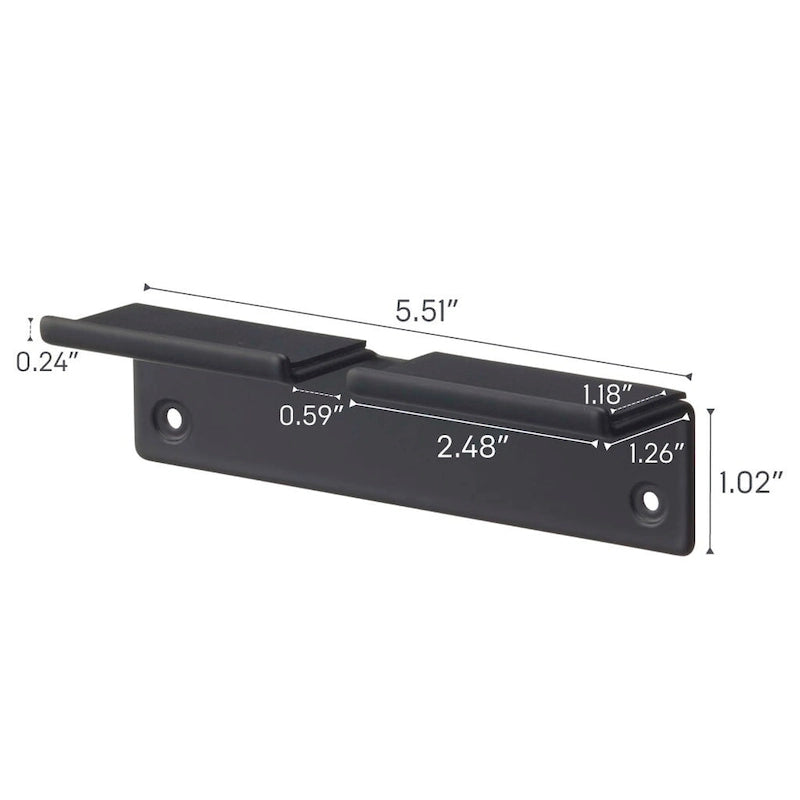 Support mural pour téléphone Yamazaki Home, acier, supporte 1 kg - L 3,2 x l 14 x H 3,3 cm