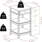 Support de machine à fil de bureau - 20,2P x 20,8L x 30,7H