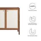 Capri 33 Wood Grain Storage Cabinet