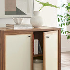 Capri 33 Wood Grain Storage Cabinet
