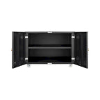 Meuble de bureau, armoire pour photocopieuse, meuble bas en acier à 2 portes, caisson mobile