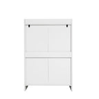 Commode Moderne en Bois à 4 Tiroirs – Panneau de Particules E1, Kit Anti-Basculement, 65 cm (L) x 97.5 cm (H)