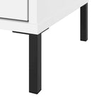 Étagère à 4 compartiments avec étagères réglables et pieds en acier – Rangement pour bureau à domicile, certifiée BIFMA