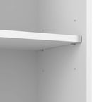 Étagère à 4 compartiments avec étagères réglables et pieds en acier – Rangement pour bureau à domicile, certifiée BIFMA