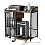 Meuble Imprimante avec Station de Recharge - 18,9P x 20,86L x 27,36H