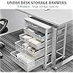 Meuble Imprimante avec Station de Recharge - 18,9P x 20,86L x 27,36H