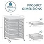 Meuble Imprimante avec Station de Recharge - 18,9P x 20,86L x 27,36H